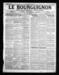 2 vues - Le Bourguignon : journal de la démocratie radicale-socialiste, n° 203, mardi 27 août 1918 (ouvre la visionneuse)