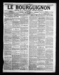 2 vues - Le Bourguignon : journal de la démocratie radicale-socialiste, n° 210, mercredi 4 septembre 1918 (ouvre la visionneuse)