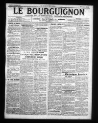 2 vues - Le Bourguignon : journal de la démocratie radicale-socialiste, n° 295, jeudi 12 décembre 1918 (ouvre la visionneuse)