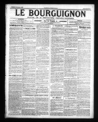 2 vues - Le Bourguignon : journal de la démocratie radicale-socialiste, n° 8, vendredi 10 janvier 1919 (ouvre la visionneuse)