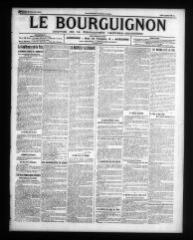 2 vues - Le Bourguignon : journal de la démocratie radicale-socialiste, n° 34, lundi 10 février 1919 (ouvre la visionneuse)