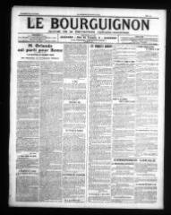 2 vues - Le Bourguignon : journal de la démocratie radicale-socialiste, n° 97, vendredi 25 avril 1919 (ouvre la visionneuse)