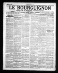 4 vues - Le Bourguignon : journal de la démocratie radicale-socialiste, n° 103, samedi 3 mai 1919 (ouvre la visionneuse)