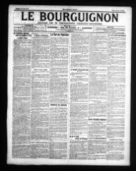 4 vues - Le Bourguignon : journal de la démocratie radicale-socialiste, n° 109, samedi 10 mai 1919 (ouvre la visionneuse)