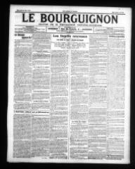 4 vues - Le Bourguignon : journal de la démocratie radicale-socialiste, n° 124, mercredi 28 mai 1919 (ouvre la visionneuse)