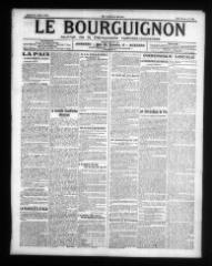 4 vues - Le Bourguignon : journal de la démocratie radicale-socialiste, n° 161, samedi 12 juillet 1919 (ouvre la visionneuse)