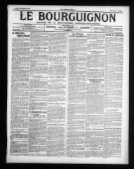 2 vues - Le Bourguignon : journal de la démocratie radicale-socialiste, n° 204, jeudi 4 septembre 1919 (ouvre la visionneuse)
