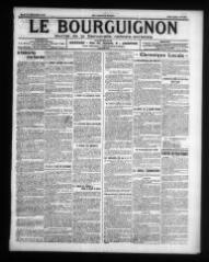 2 vues - Le Bourguignon : journal de la démocratie radicale-socialiste, n° 214, mardi 16 septembre 1919 (ouvre la visionneuse)