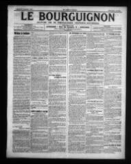 4 vues - Le Bourguignon : journal de la démocratie radicale-socialiste, n° 224, samedi 27 septembre 1919 (ouvre la visionneuse)