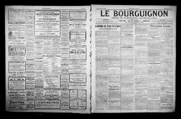 3 vues - Le Bourguignon : journal de la démocratie radicale-socialiste, n° 2, samedi 3 janvier 1920 (ouvre la visionneuse)