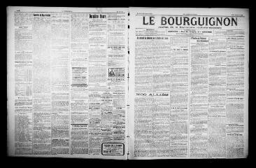 3 vues - Le Bourguignon : journal de la démocratie radicale-socialiste, n° 13, vendredi 16 janvier 1920 (ouvre la visionneuse)