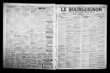 2 vues - Le Bourguignon : journal de la démocratie radicale-socialiste, n° 23, mercredi 28 janvier 1920 (ouvre la visionneuse)