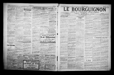 3 vues - Le Bourguignon : journal de la démocratie radicale-socialiste, n° 43, vendredi 20 février 1920 (ouvre la visionneuse)