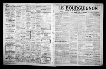 2 vues - Le Bourguignon : journal de la démocratie radicale-socialiste, n° 60, jeudi 11 mars 1920 (ouvre la visionneuse)