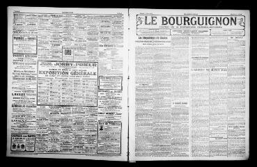 3 vues - Le Bourguignon : journal de la démocratie radicale-socialiste, n° 74, samedi 27 mars 1920 (ouvre la visionneuse)