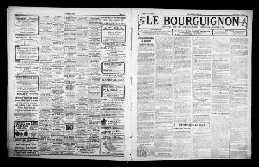 3 vues - Le Bourguignon : journal de la démocratie radicale-socialiste, n° 85, samedi 10 avril 1920 (ouvre la visionneuse)