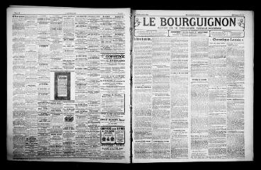 2 vues - Le Bourguignon : journal de la démocratie radicale-socialiste, n° 198, jeudi 26 août 1920 (ouvre la visionneuse)