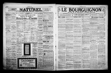 3 vues - Le Bourguignon : journal de la démocratie radicale-socialiste, n° 207, lundi 6 septembre 1920 (ouvre la visionneuse)