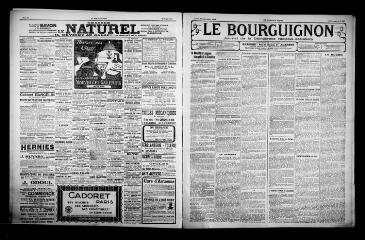 3 vues - Le Bourguignon : journal de la démocratie radicale-socialiste, n° 225, lundi 27 septembre 1920 (ouvre la visionneuse)