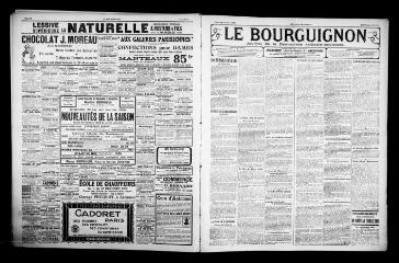 3 vues - Le Bourguignon : journal de la démocratie radicale-socialiste, n° 243, lundi 18 octobre 1920 (ouvre la visionneuse)