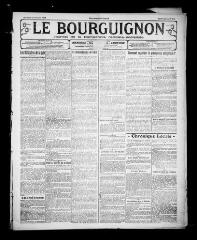 3 vues - Le Bourguignon : journal de la démocratie radicale-socialiste, n° 251, mercredi 27 octobre 1920 (ouvre la visionneuse)