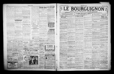 3 vues - Le Bourguignon : journal de la démocratie radicale-socialiste, n° 269, vendredi 19 novembre 1920 (ouvre la visionneuse)