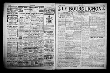 3 vues - Le Bourguignon : journal de la démocratie radicale-socialiste, n° 12, samedi 15 janvier 1921 (ouvre la visionneuse)