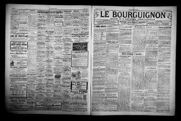 2 vues - Le Bourguignon : journal de la démocratie radicale-socialiste, n° 14, mardi 18 janvier 1921 (ouvre la visionneuse)