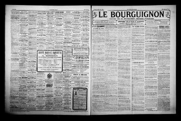 2 vues - Le Bourguignon : journal de la démocratie radicale-socialiste, n° 40, jeudi 17 février 1921 (ouvre la visionneuse)
