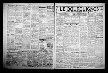 3 vues - Le Bourguignon : journal de la démocratie radicale-socialiste, n° 41, vendredi 18 février 1921 (ouvre la visionneuse)