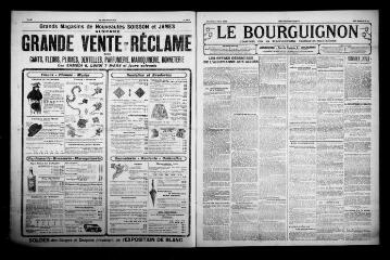 3 vues - Le Bourguignon : journal de la démocratie radicale-socialiste, n° 51, mercredi 2 mars 1921 (ouvre la visionneuse)