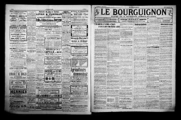 3 vues - Le Bourguignon : journal de la démocratie radicale-socialiste, n° 76, vendredi 1 avril 1921 (ouvre la visionneuse)