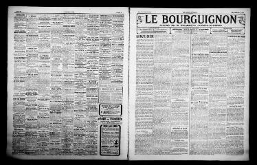 3 vues - Le Bourguignon : journal de la démocratie radicale-socialiste, n° 171, lundi 25 juillet 1921 (ouvre la visionneuse)