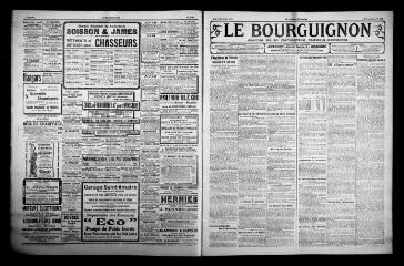 3 vues - Le Bourguignon : journal de la démocratie radicale-socialiste, n° 192, samedi 20 août 1921 (ouvre la visionneuse)