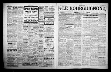 3 vues - Le Bourguignon : journal de la démocratie radicale-socialiste, n° 245, vendredi 21 octobre 1921 (ouvre la visionneuse)