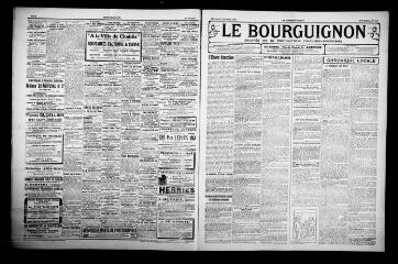 3 vues - Le Bourguignon : journal de la démocratie radicale-socialiste, n° 254, mercredi 2 novembre 1921 (ouvre la visionneuse)
