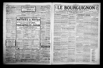 3 vues - Le Bourguignon : journal de la démocratie radicale-socialiste, n° 256, vendredi 4 novembre 1921 (ouvre la visionneuse)