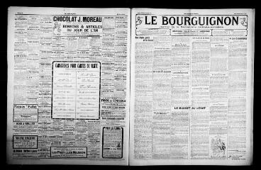 3 vues - Le Bourguignon : journal de la démocratie radicale-socialiste, n° 303, jeudi 29 décembre 1921 (ouvre la visionneuse)