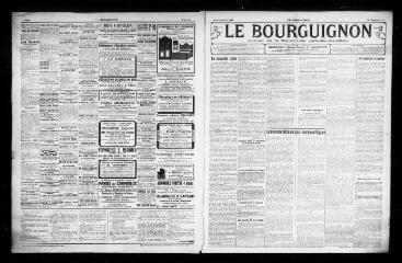 3 vues - Le Bourguignon : journal de la démocratie radicale-socialiste, n° 2, mardi 3 janvier 1922 (ouvre la visionneuse)