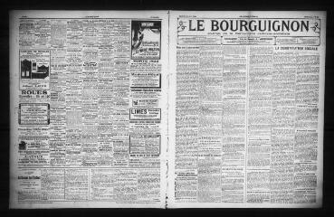 3 vues - Le Bourguignon : journal de la démocratie radicale-socialiste, n° 20, mardi 24 janvier 1922 (ouvre la visionneuse)