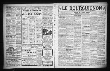 3 vues - Le Bourguignon : journal de la démocratie radicale-socialiste, n° 23, vendredi 27 janvier 1922 (ouvre la visionneuse)