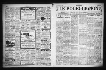 3 vues - Le Bourguignon : journal de la démocratie radicale-socialiste, n° 35, vendredi 10 février 1922 (ouvre la visionneuse)