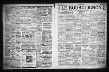3 vues - Le Bourguignon : journal de la démocratie radicale-socialiste, n° 36, samedi 11 février 1922 (ouvre la visionneuse)