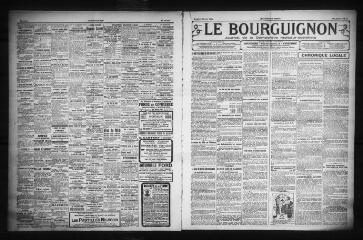 3 vues - Le Bourguignon : journal de la démocratie radicale-socialiste, n° 40, jeudi 16 février 1922 (ouvre la visionneuse)