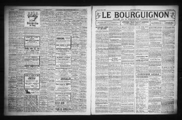 3 vues - Le Bourguignon : journal de la démocratie radicale-socialiste, n° 54, samedi 4 mars 1922 (ouvre la visionneuse)