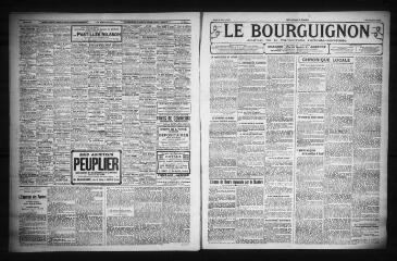 3 vues - Le Bourguignon : journal de la démocratie radicale-socialiste, n° 58, jeudi 9 mars 1922 (ouvre la visionneuse)