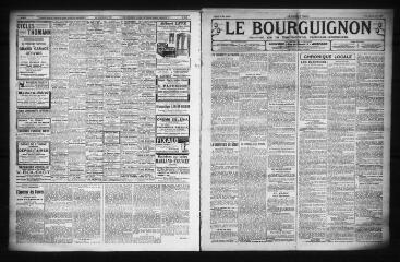 3 vues - Le Bourguignon : journal de la démocratie radicale-socialiste, n° 108, mardi 9 mai 1922 (ouvre la visionneuse)