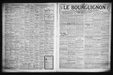 3 vues - Le Bourguignon : journal de la démocratie radicale-socialiste, n° 135, lundi 12 juin 1922 (ouvre la visionneuse)