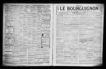 3 vues - Le Bourguignon : journal de la démocratie radicale-socialiste, n° 212, mercredi 13 septembre 1922 (ouvre la visionneuse)