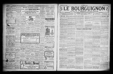 3 vues - Le Bourguignon : journal de la démocratie radicale-socialiste, n° 256, samedi 4 novembre 1922 (ouvre la visionneuse)